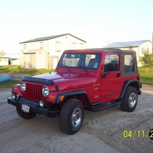 my newest aquisition 2002 wrangler