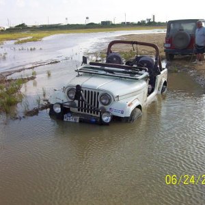 my 2002 pulling out my 82 CJ