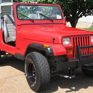 1990 YJ 4-Banger, 31's on 2" lift for now