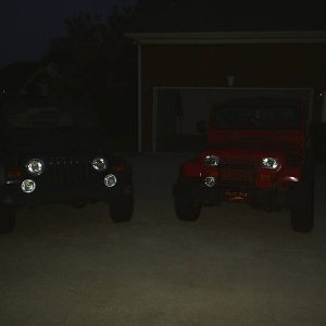 My jeep and my gf's