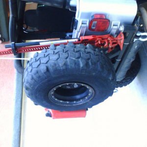 Tire Carrier fab\'d by Shea Irwin in Las Vegas