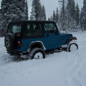 My YJ on Skyline Road