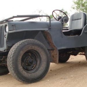 My CJ-2A with MB grille