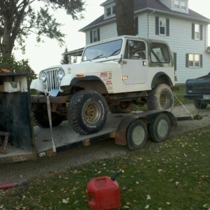 my cj-7 its an 81 with a fiberglass tub