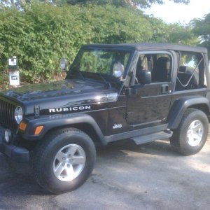 '04 Rubicon at the beach