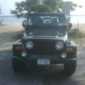 '04 Rubicon at the beach