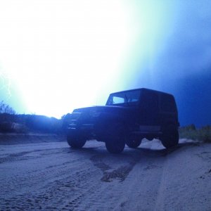 YJ with lightning