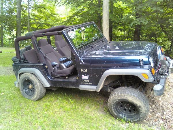 Flexing in the front yard