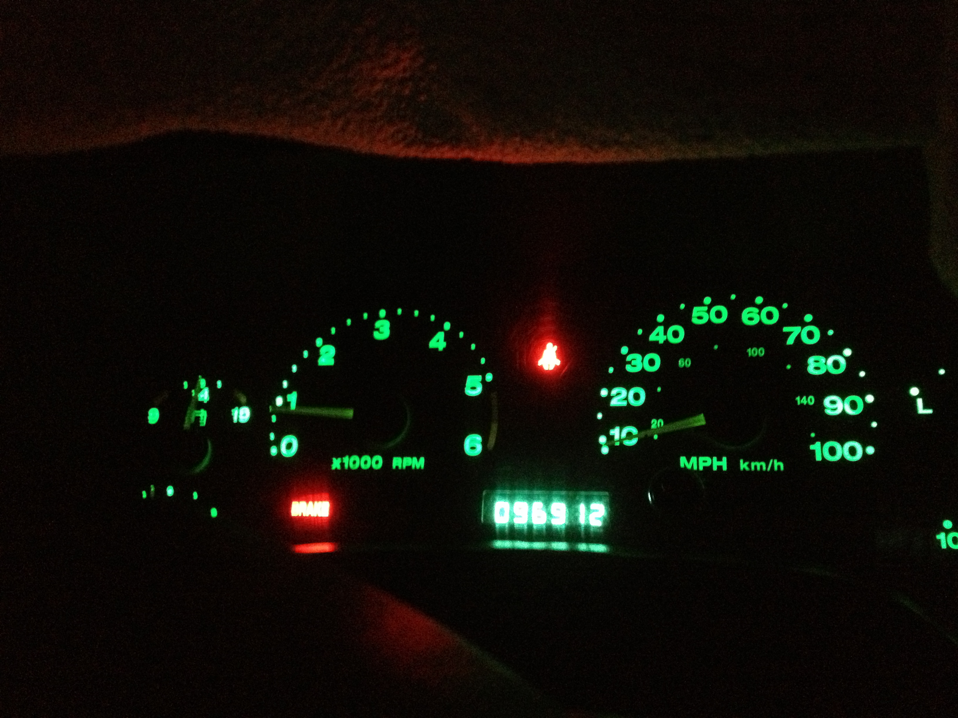 LED dash change