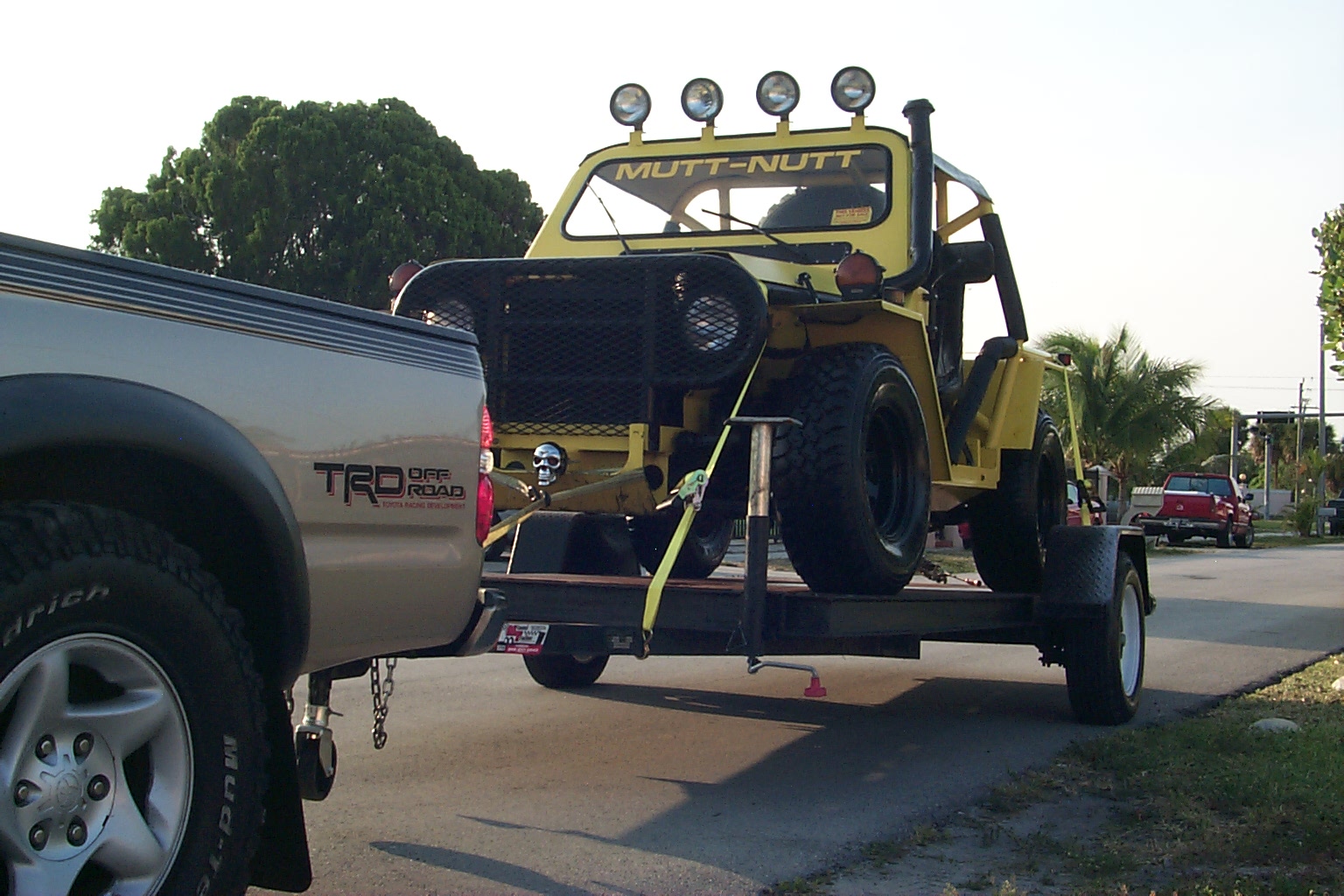 my 2004 tacoma,pulling muttnutt