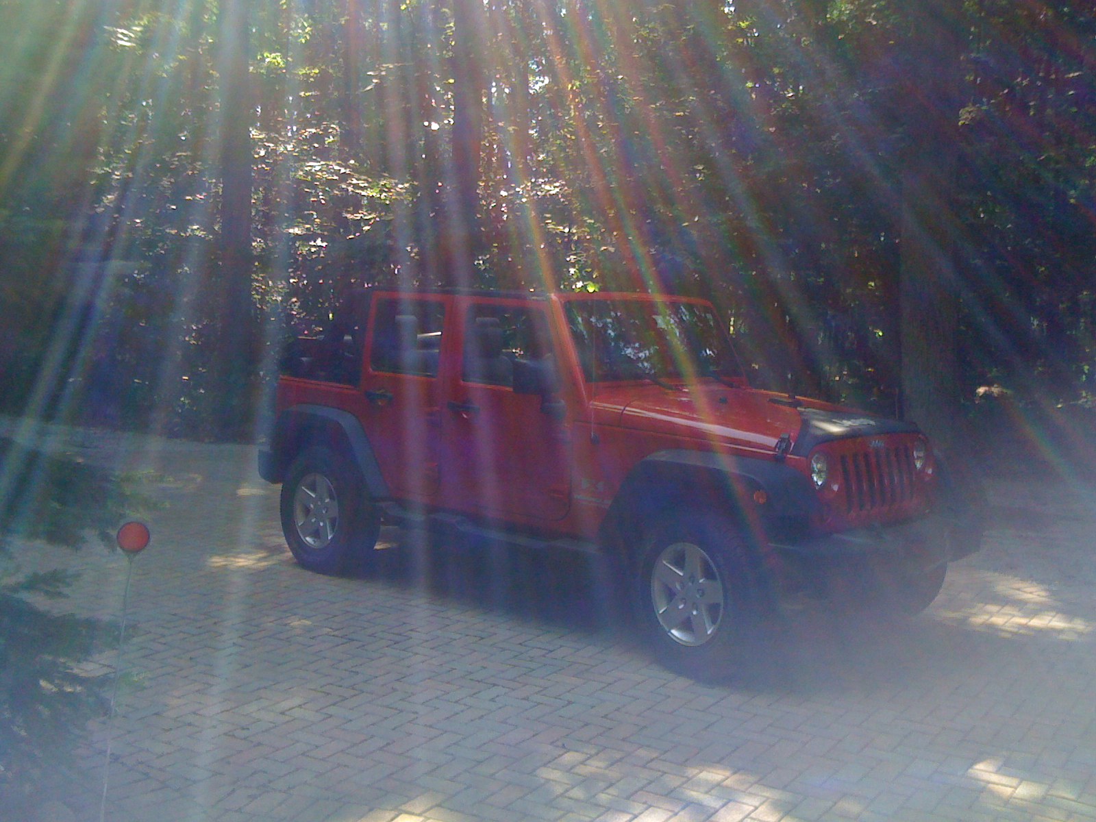 my red jeep wrangler unlimited 09