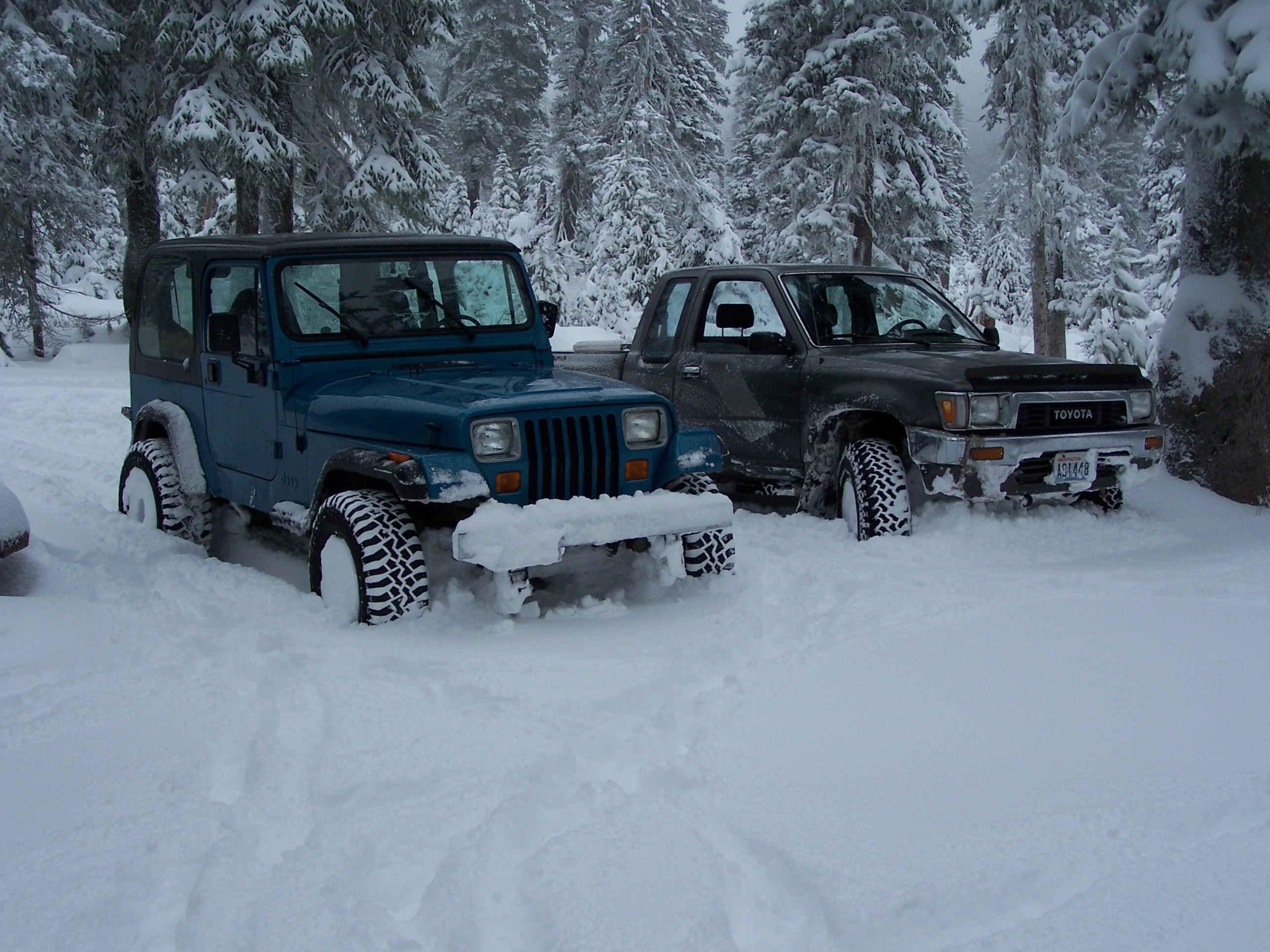 My YJ on Skyline Road