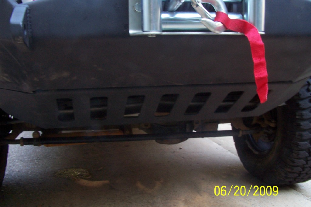 New winch bumper skid pic